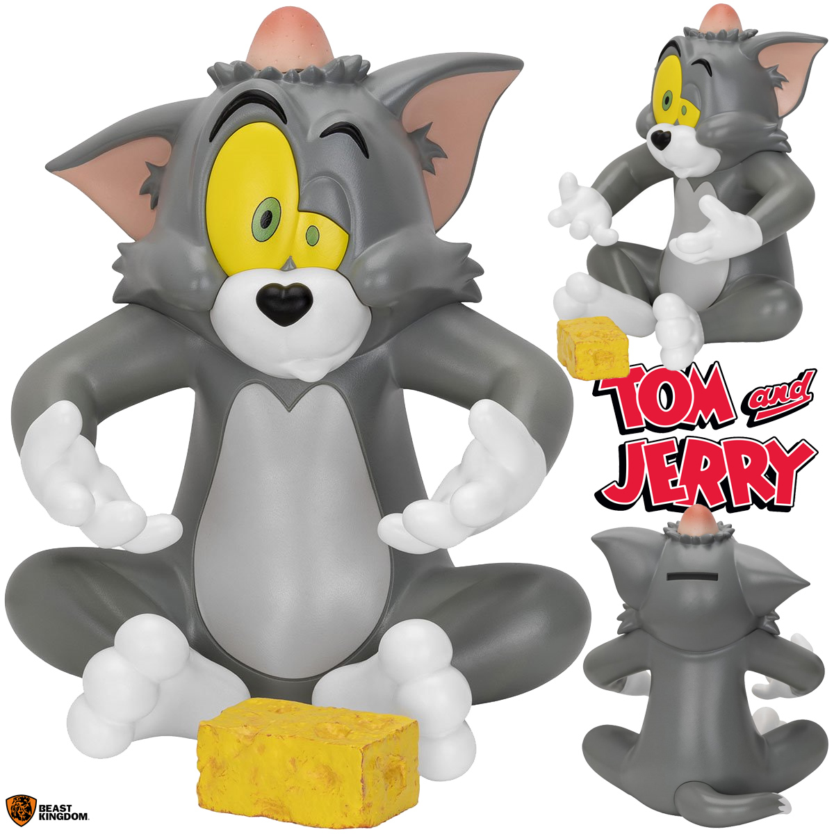 Cofre de Moedas Tom e a Armadilha de Queijo que Deu Errado (Tom e Jerry)