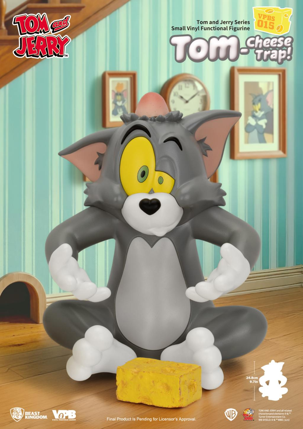 Cofre de Moedas Tom e a Armadilha de Queijo que Deu Errado (Tom e Jerry)