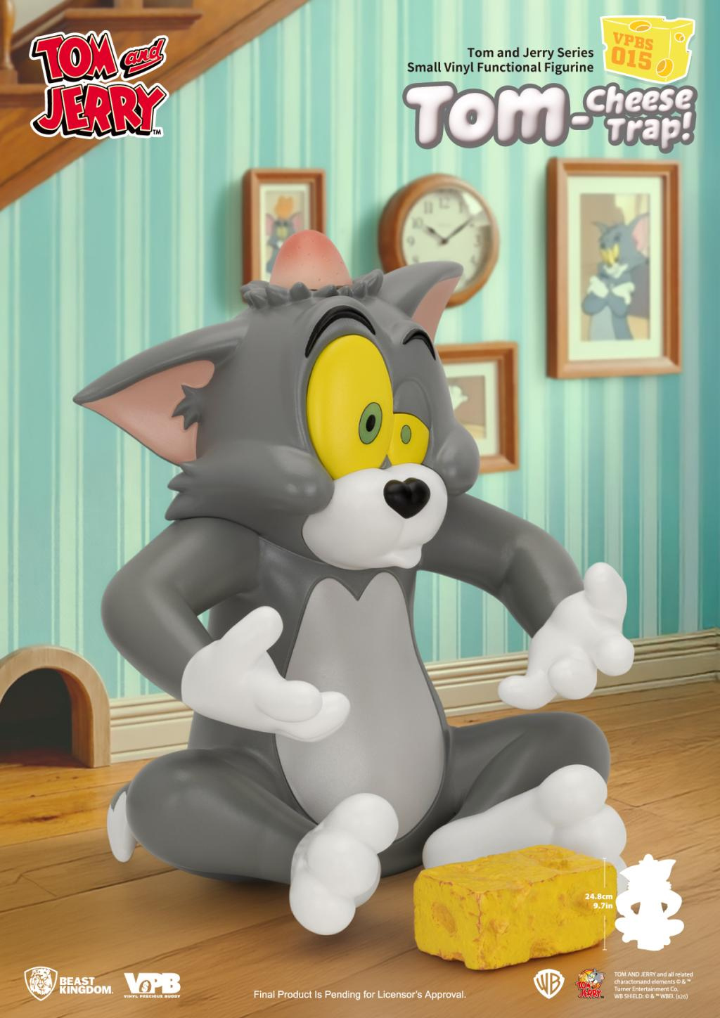Cofre de Moedas Tom e a Armadilha de Queijo que Deu Errado (Tom e Jerry)
