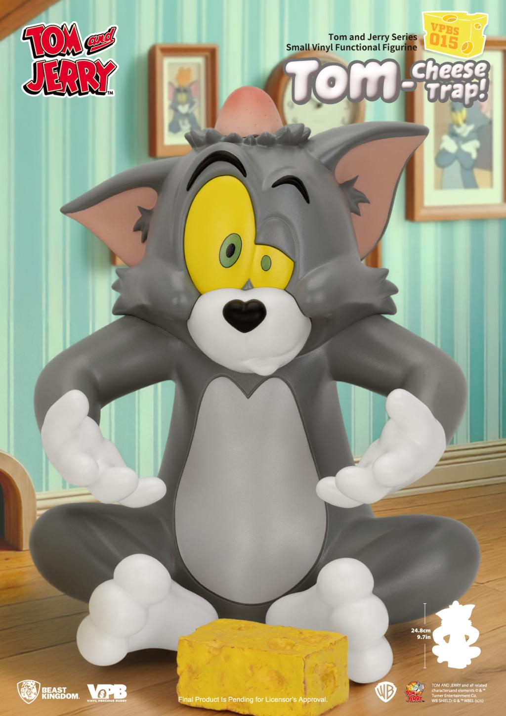 Cofre de Moedas Tom e a Armadilha de Queijo que Deu Errado (Tom e Jerry)