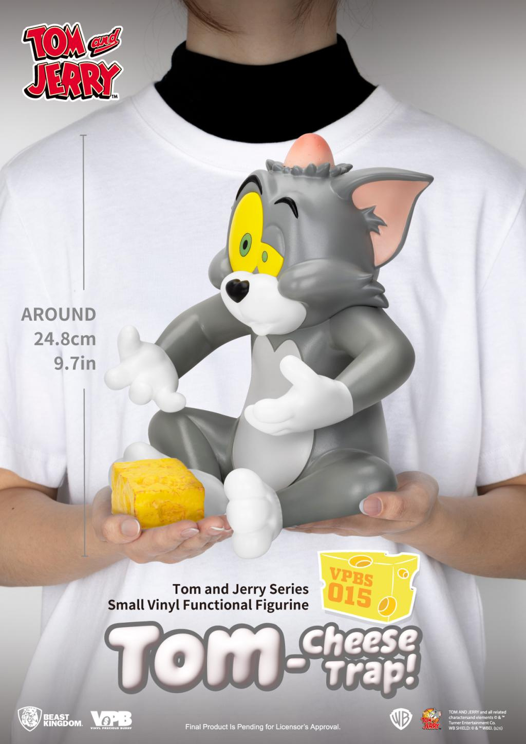 Cofre de Moedas Tom e a Armadilha de Queijo que Deu Errado (Tom e Jerry)