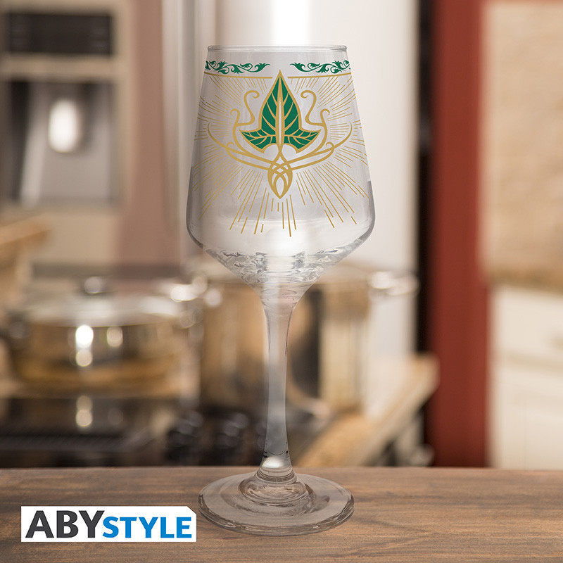 Taça de Vidro Folha de Lórien de O Senhor dos Anéis