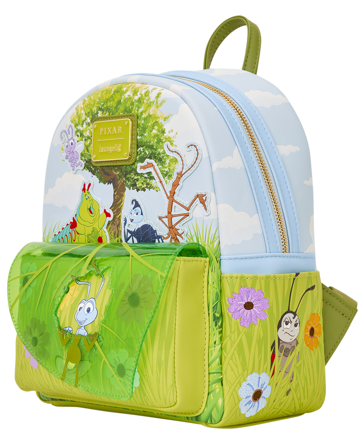 Mini-Mochila Vida de Inseto (A Bug's Life) com a Formiga Flik (Pixar)