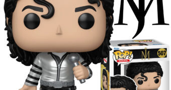 Boneco Pop! Rocks Michael Jackson com Figurino Metálico da “Bad Tour”