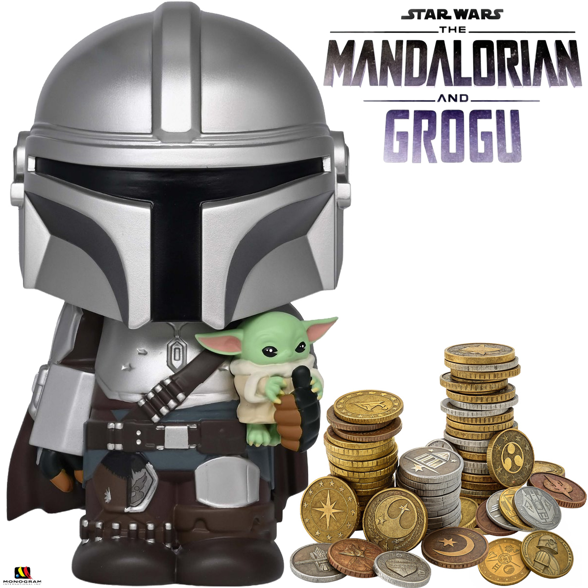 Cofre de Moedas Star Wars O Mandaloriano e Grogu (May the 4th)