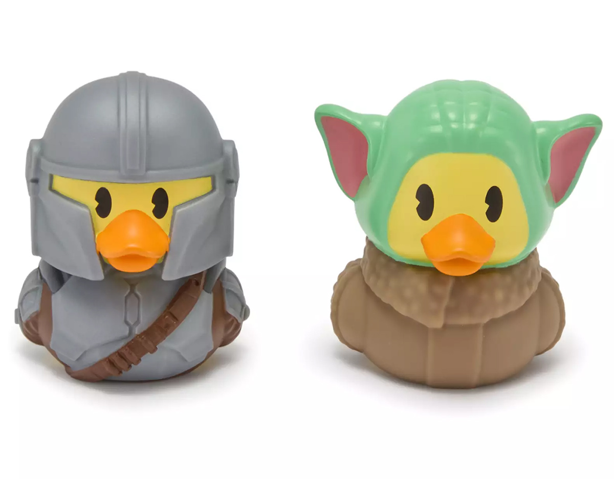 Patinhos de Borracha O Mandaloriano e Grogu Duckalooz (Star Wars May the 4th)