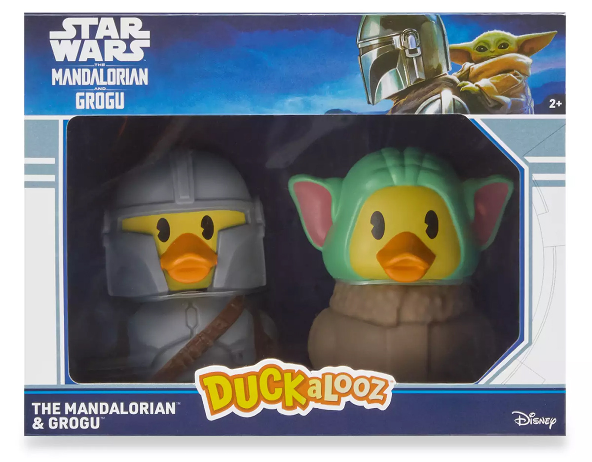 Patinhos de Borracha O Mandaloriano e Grogu Duckalooz (Star Wars May the 4th)