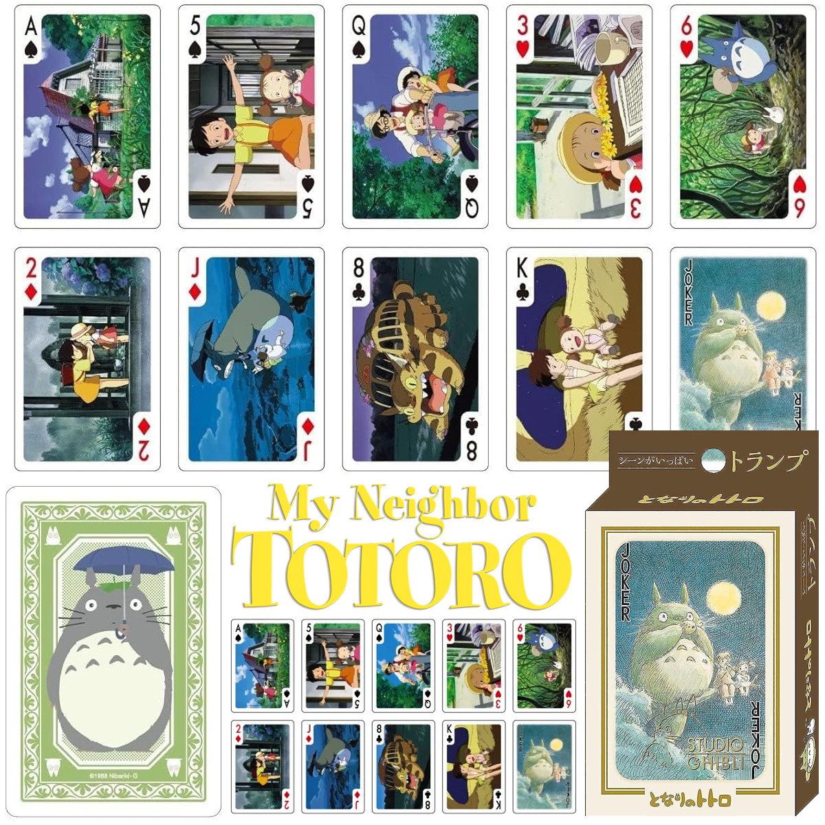 Baralho Meu Amigo Totoro 