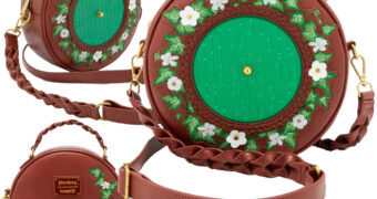 Bolsa Transversal Porta Hobbit de O Senhor dos Anéis com Estampa Floral