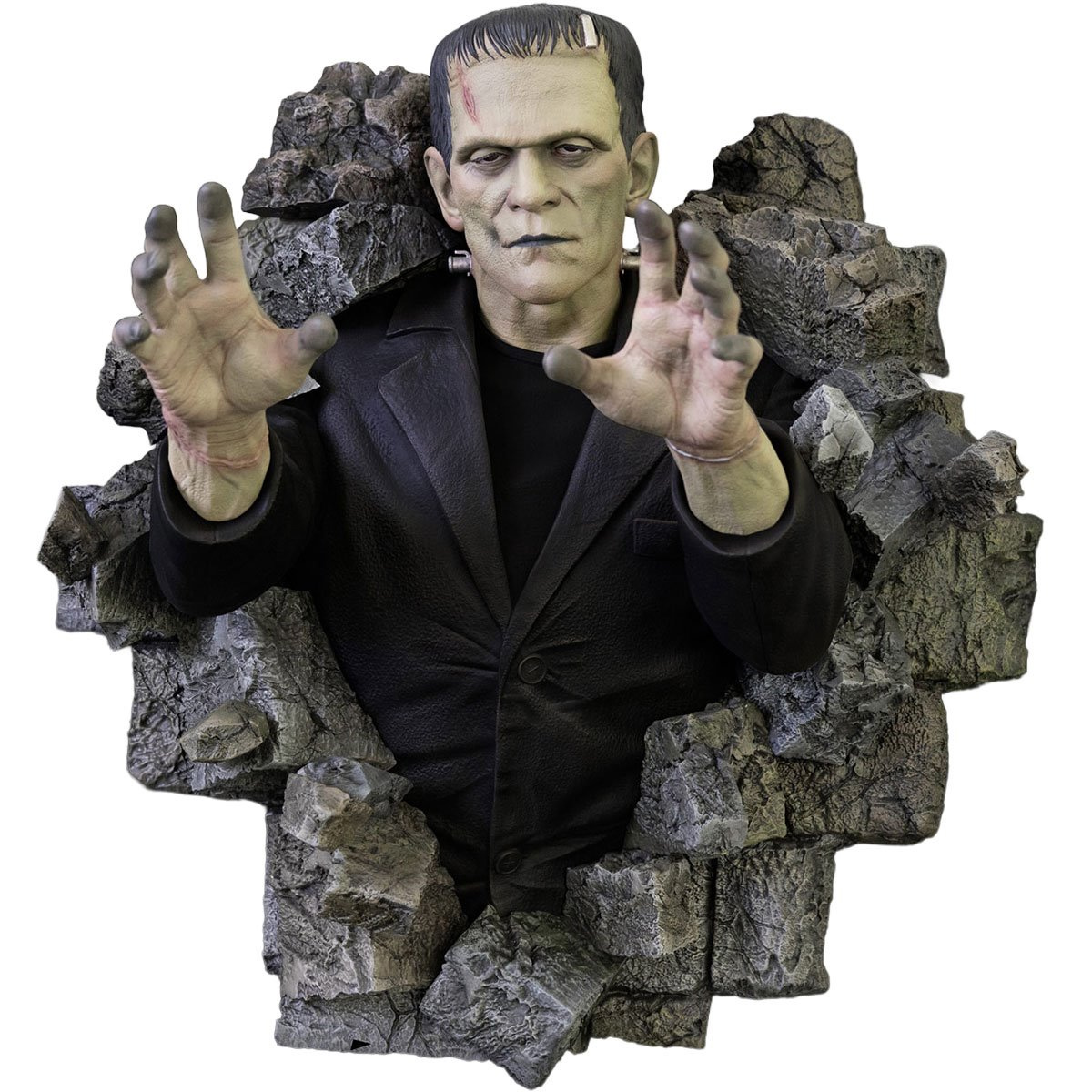 Escultura de Parede Frankenstein (Boris Karloff) em Tamanho Real