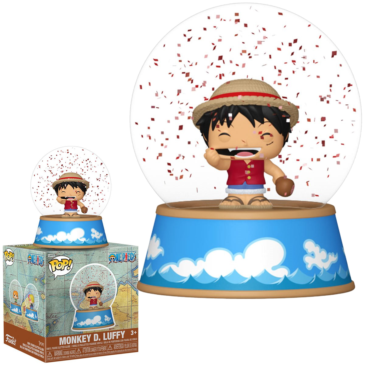 Globos de Neve One Piece Funko Pop! Mini Glitter