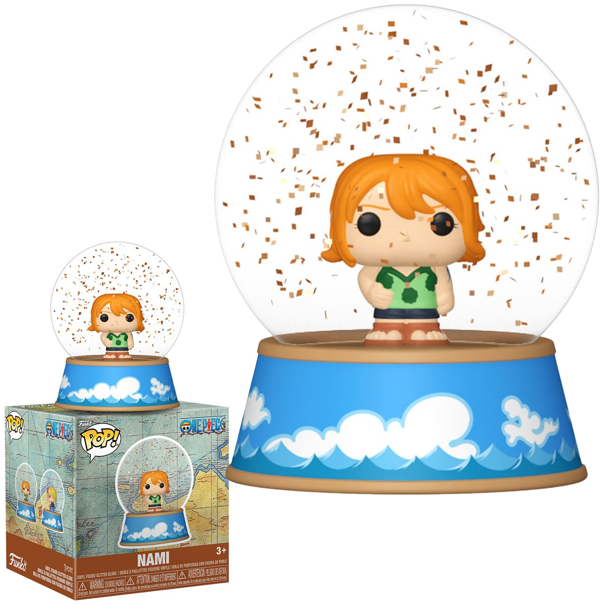 Globos de Neve One Piece Funko Pop! Mini Glitter