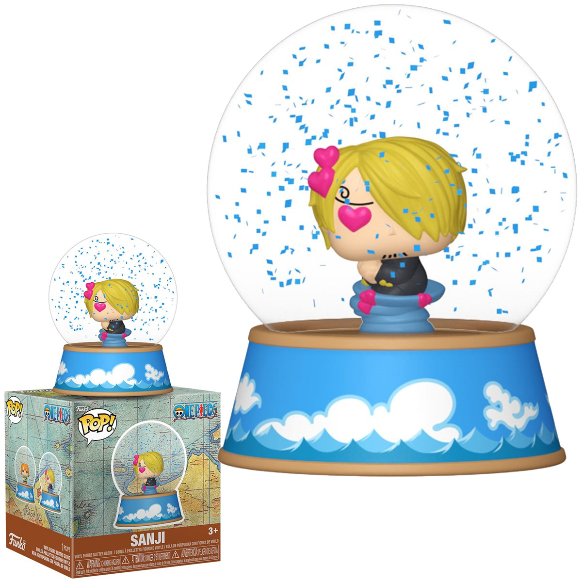 Globos de Neve One Piece Funko Pop! Mini Glitter
