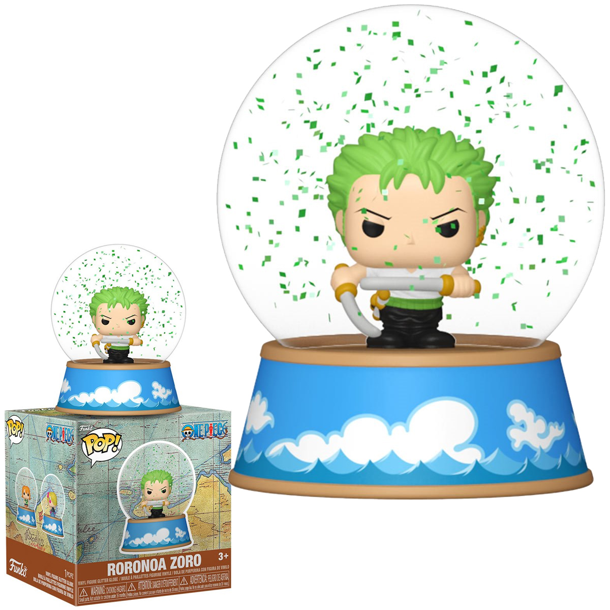 Globos de Neve One Piece Funko Pop! Mini Glitter