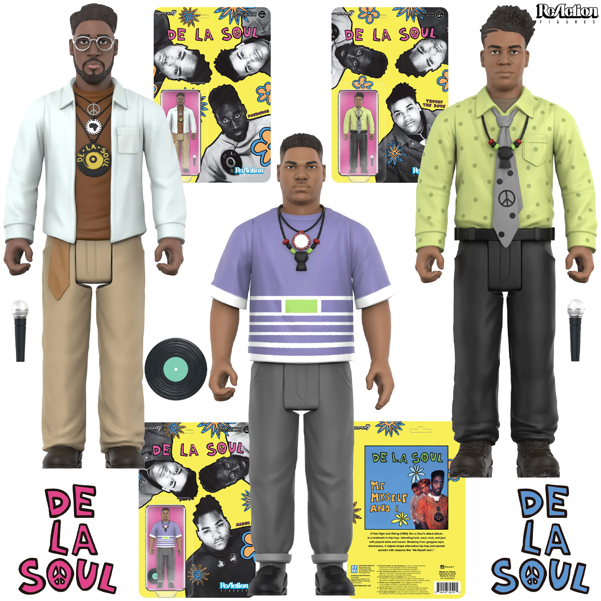 Action Figures De La Soul ReAction