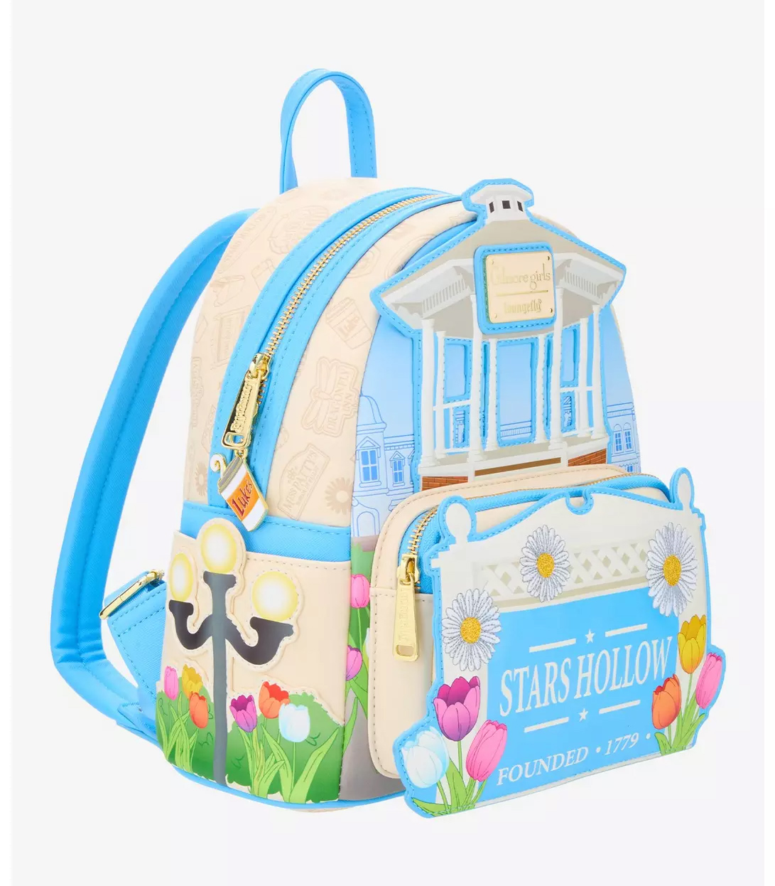 Mini-Mochila Gilmore Girls com Coreto e Placa Stars Hollow