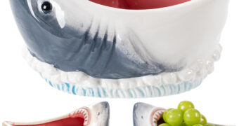 Tigela Tubarão Shark Attack 3D