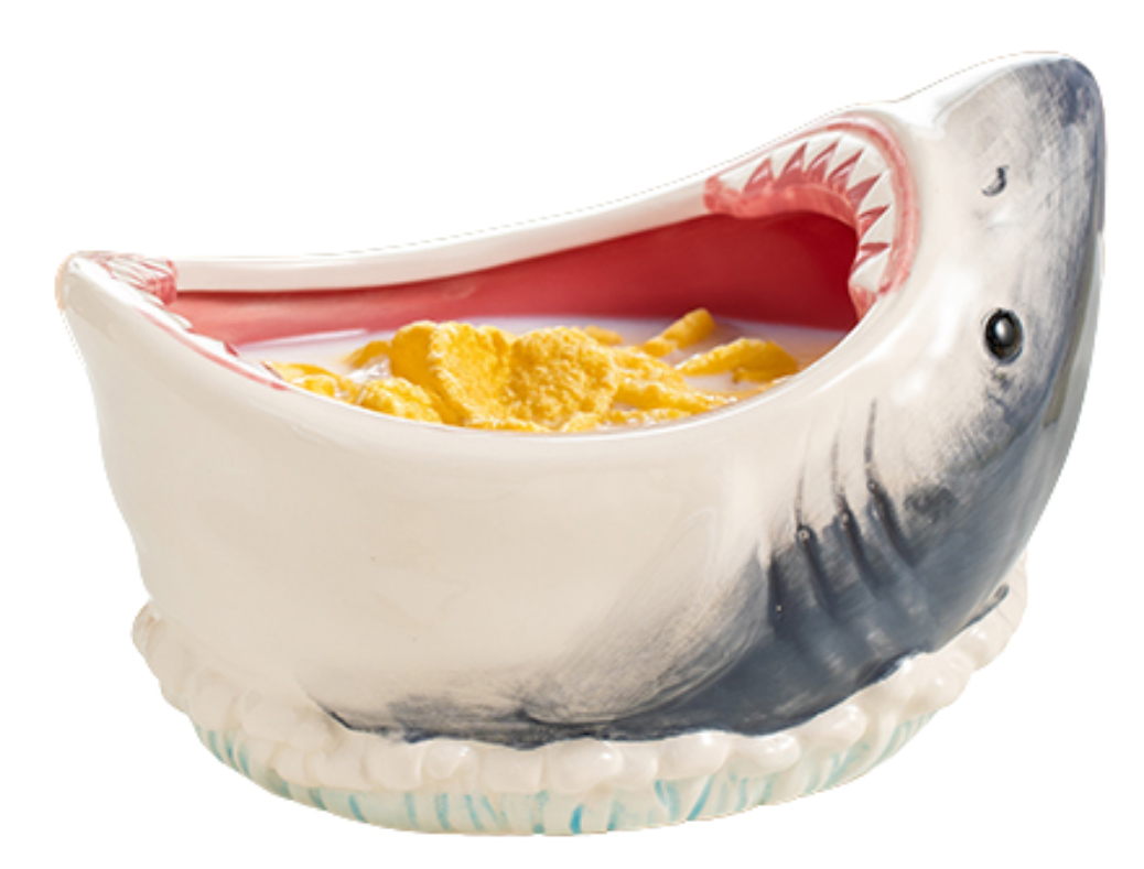 Tigela Tubarão Shark Attack 3D