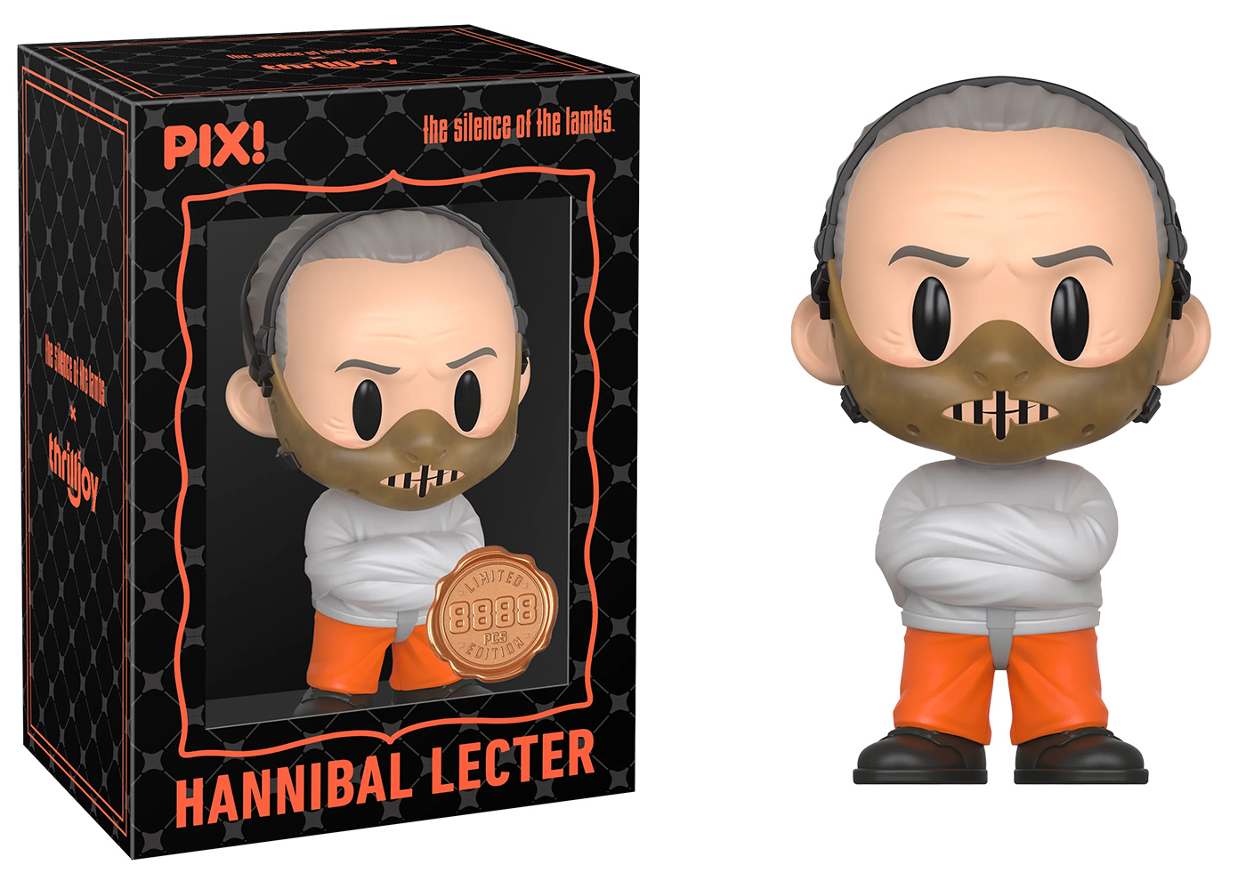 Bonecos Thrilljoy PIX! O Silêncio dos Inocentes: Hannibal Lecter e Buffalo Bill