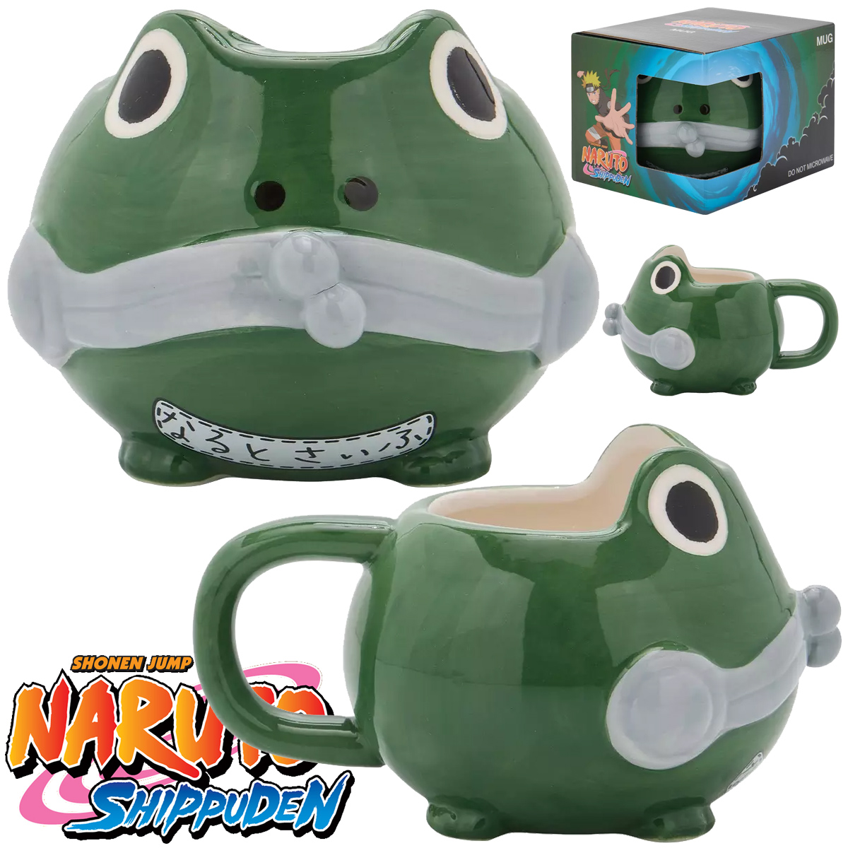 Caneca Carteira Gama-Chan (Sapo-Chan) de Naruto Uzumaki