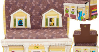 Mini-Mochila Universidade Monstros Casa da Fraternidade Oozma Kappa (Pixar)