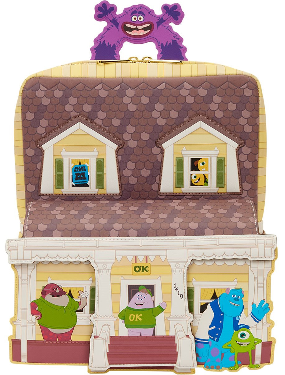 Mini-Mochila Universidade Monstros Casa da Fraternidade Oozma Kappa (Pixar)