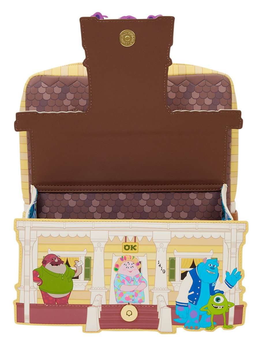 Mini-Mochila Universidade Monstros Casa da Fraternidade Oozma Kappa (Pixar)