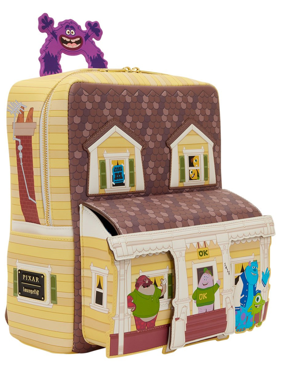 Mini-Mochila Universidade Monstros Casa da Fraternidade Oozma Kappa (Pixar)