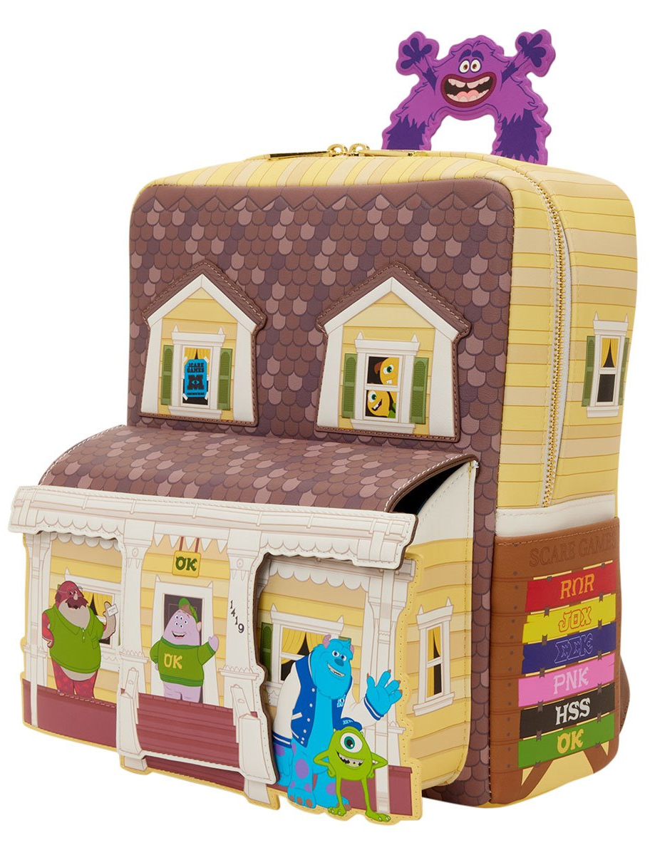 Mini-Mochila Universidade Monstros Casa da Fraternidade Oozma Kappa (Pixar)