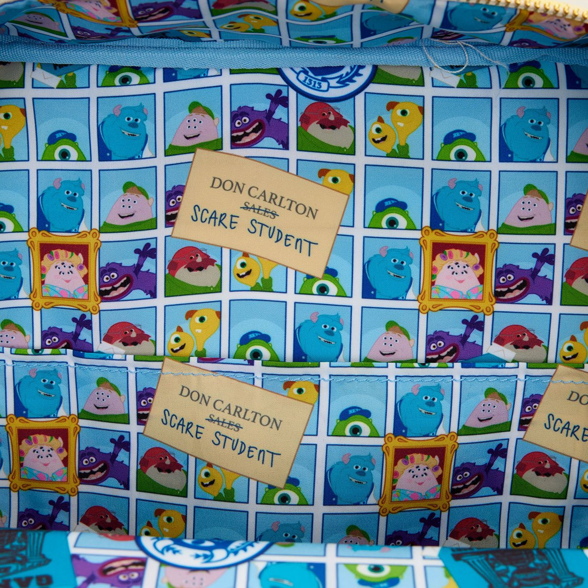 Mini-Mochila Universidade Monstros Casa da Fraternidade Oozma Kappa (Pixar)