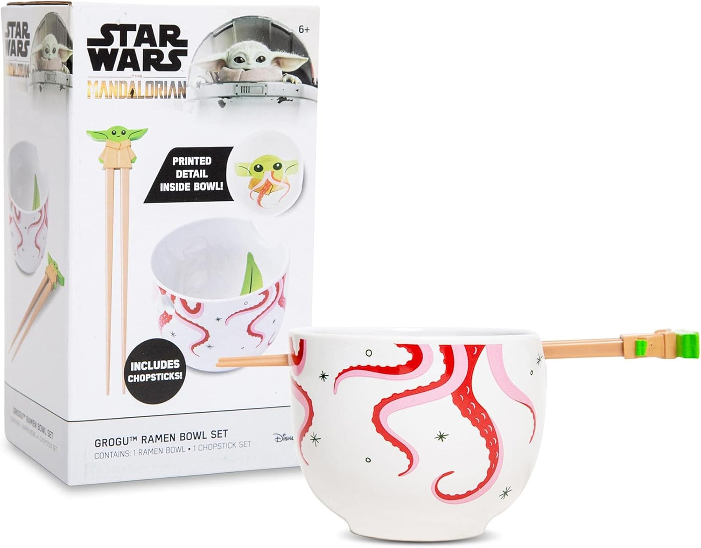 Tigela Ramen Grogu Ensopado de Tentáculos (Star Wars: The Mandalorian)