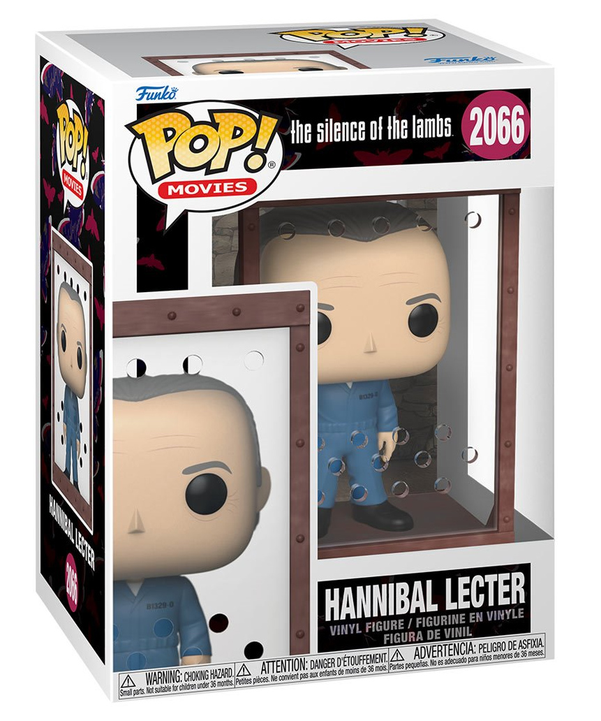 Boneco Pop! Hannibal Lecter na Cela de Vidro de O Silêncio dos Inocentes