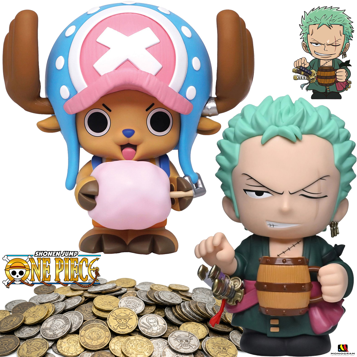 Cofres One Piece PVC Figural Bank
