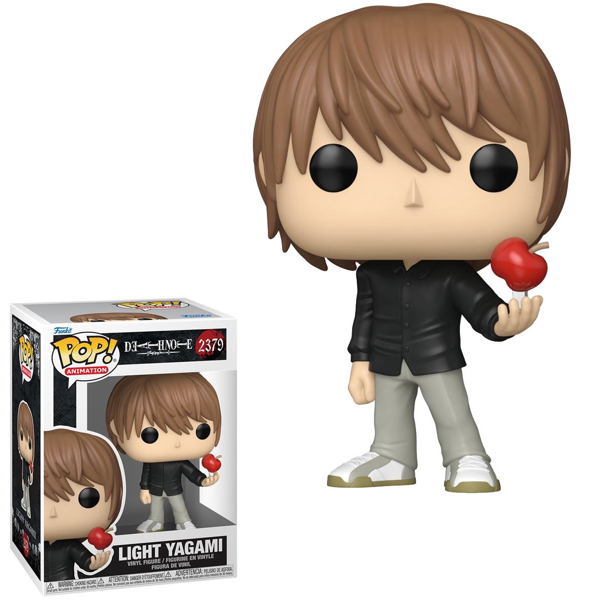 Death Note Pop! com Light Yagami, Misa Amane, L e Ryuk