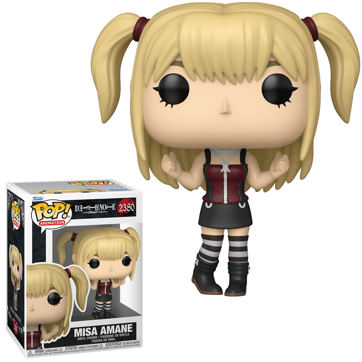 Death Note Pop! com Light Yagami, Misa Amane, L e Ryuk