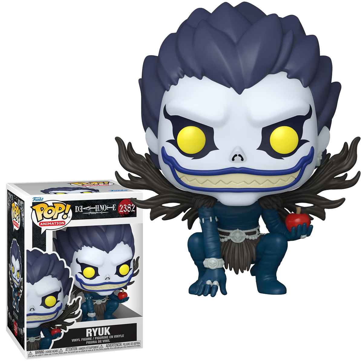 Death Note Pop! com Light Yagami, Misa Amane, L e Ryuk