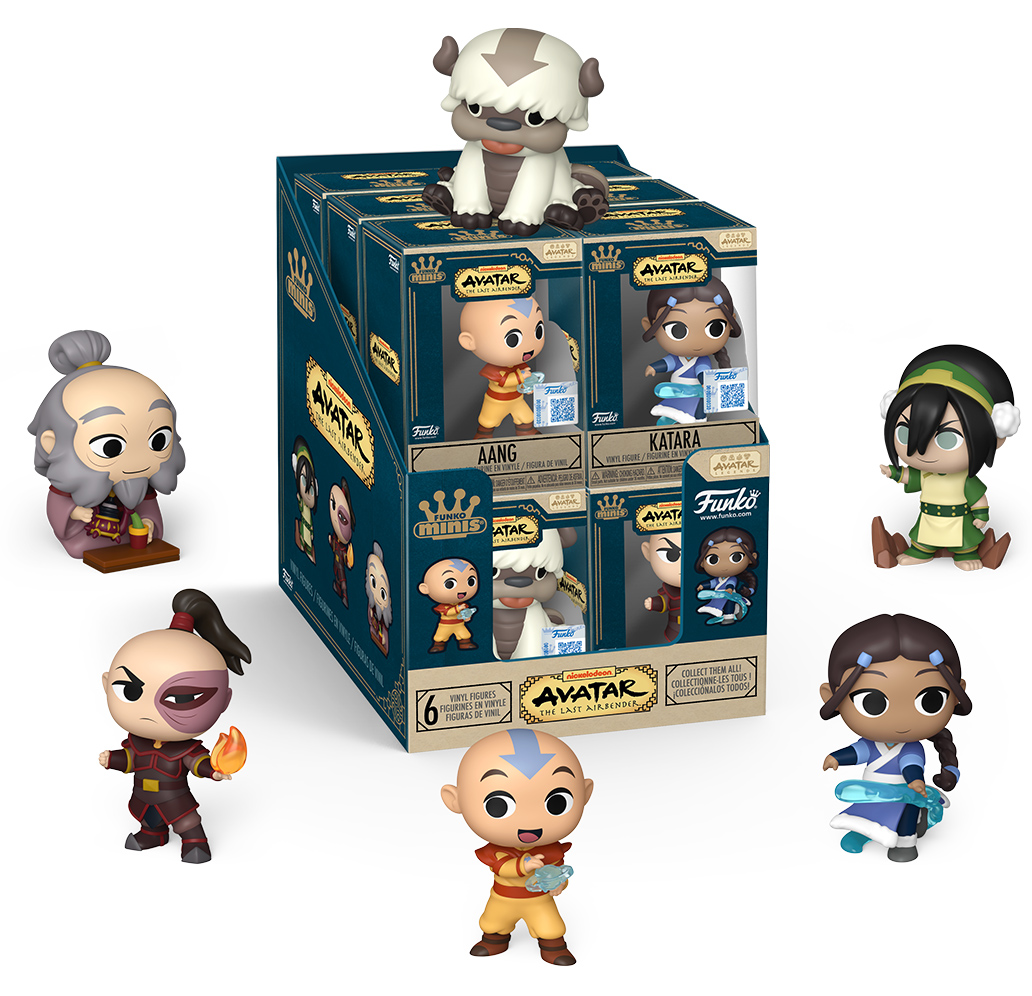 Mini-Figuras Avatar: A Lenda de Aang Funko Minis