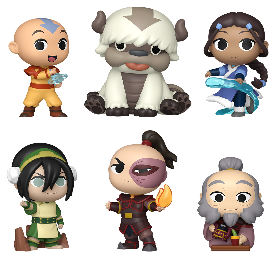 Mini-Figuras Avatar: A Lenda de Aang Funko Minis