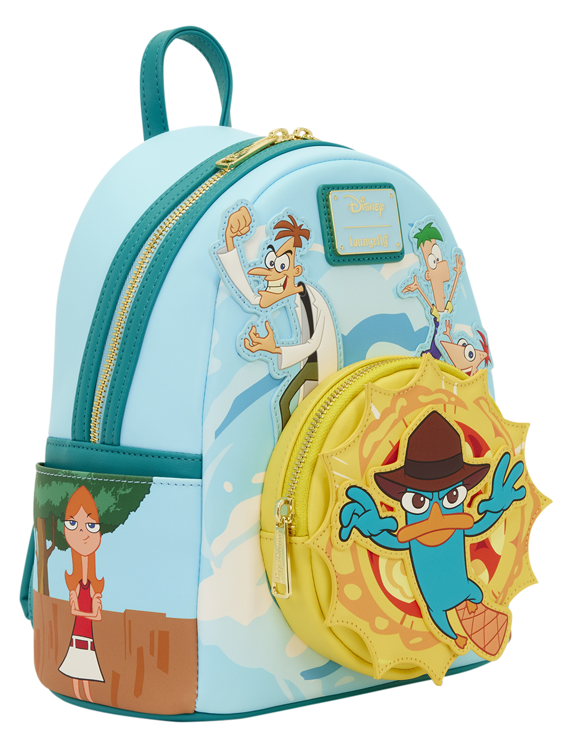 Mini-Mochila Iluminada Phineas & Ferb
