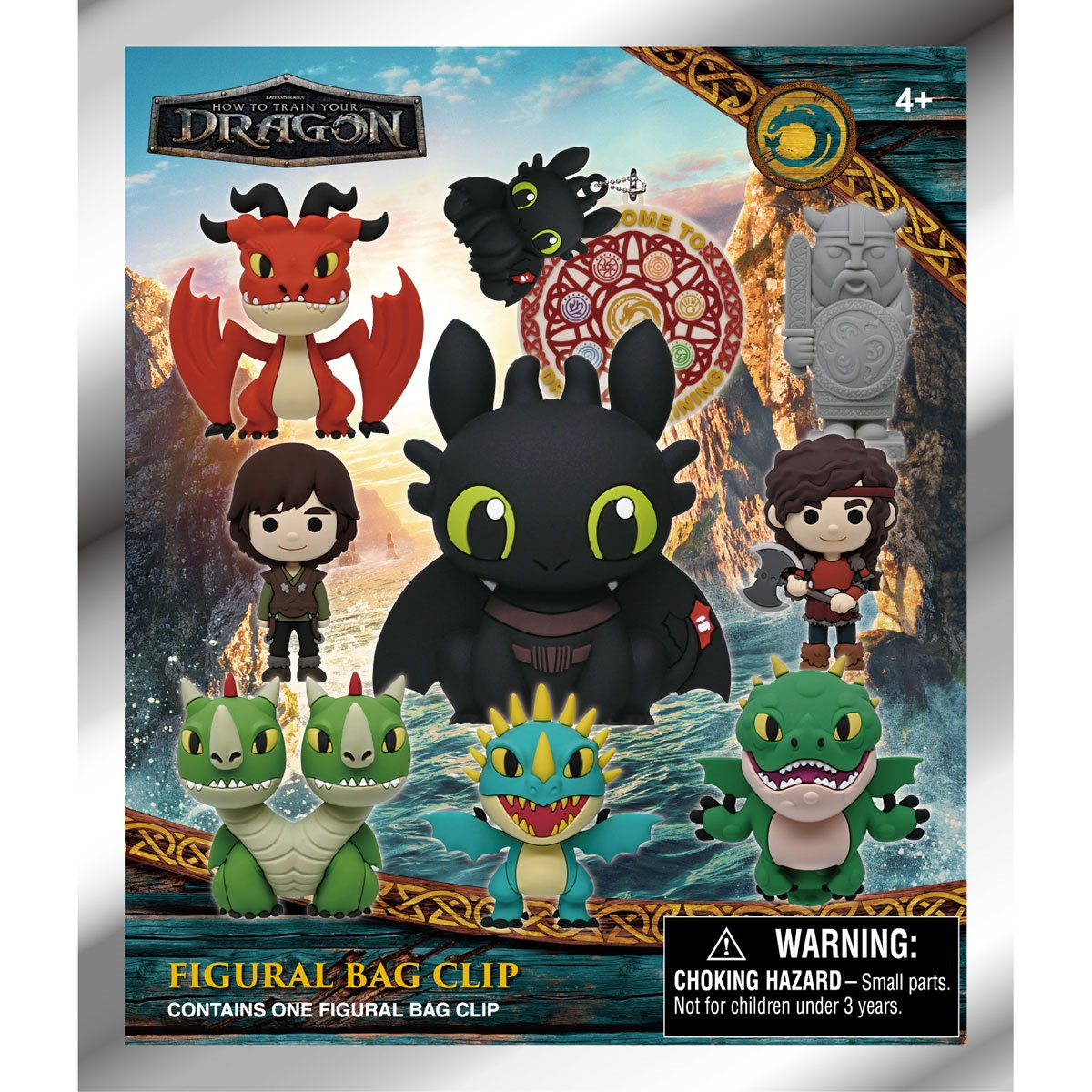 Chaveiros Como Treinar Seu Dragão 3D Figural Bag Clips Série 2