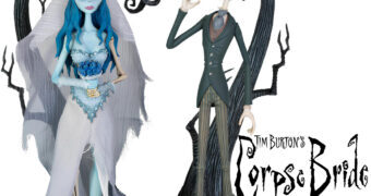 Estátua Emily & Victor A Noiva Cadáver (Corpse Bride) de Tim Burton