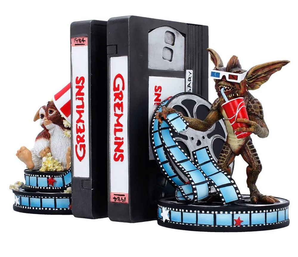 Apoios de Livros Cinematográficos Gremlins Bookends