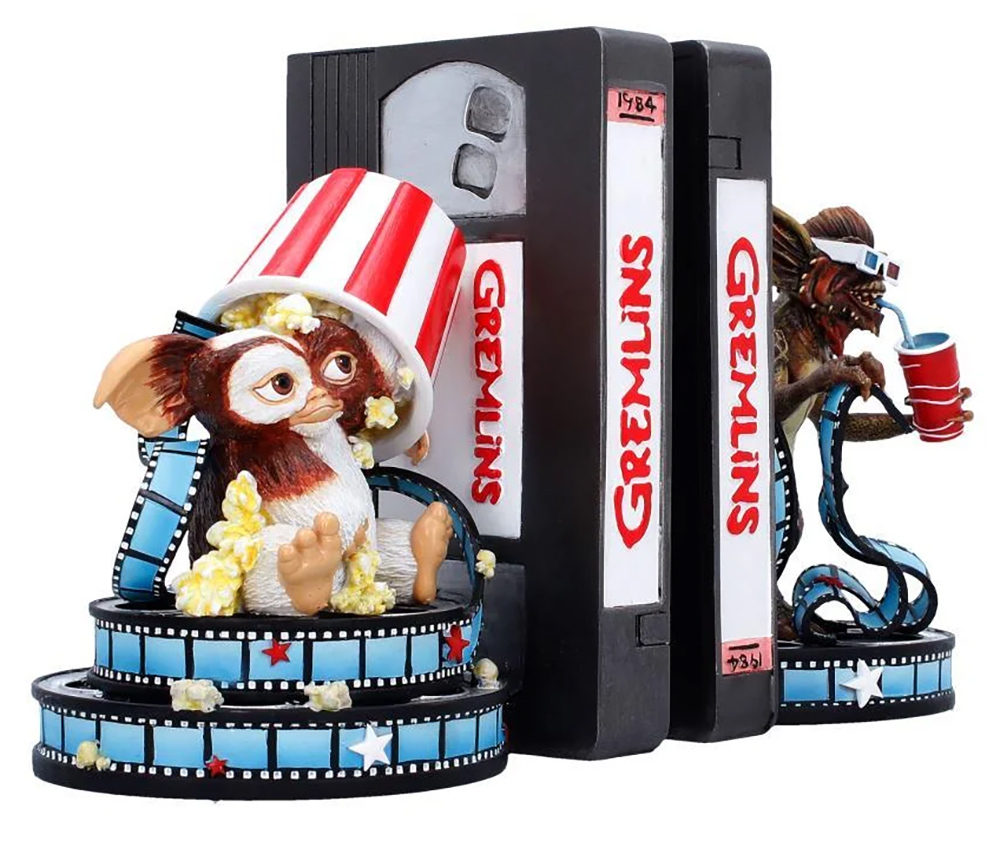 Apoios de Livros Cinematográficos Gremlins Bookends