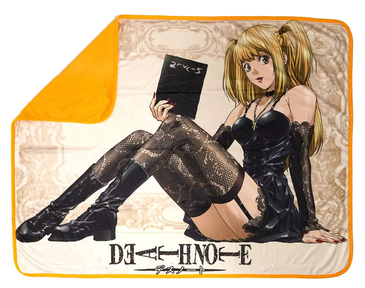Cobertor de Lance Misa Amane com o Death Note