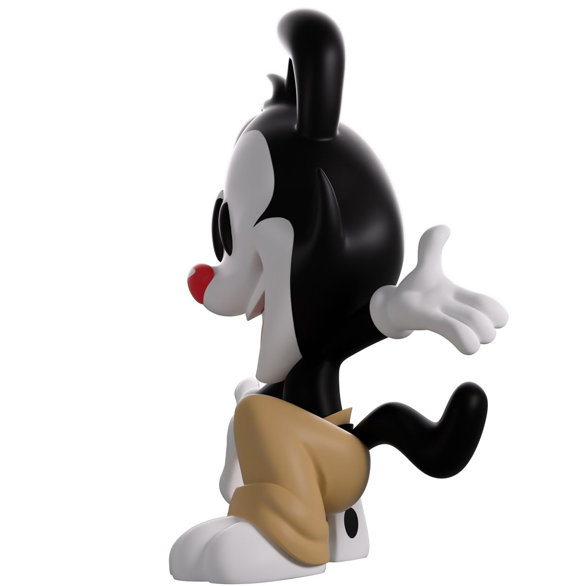 Bonecos de Vinil Animaniacs com os Irmãos Yakko, Wakko e Dot Warner