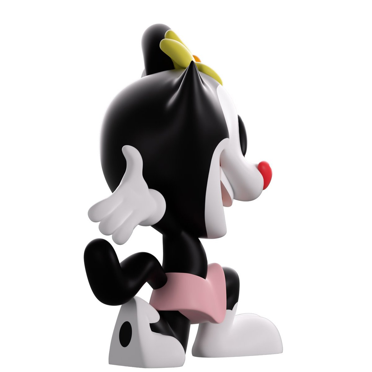 Bonecos de Vinil Animaniacs com os Irmãos Yakko, Wakko e Dot Warner