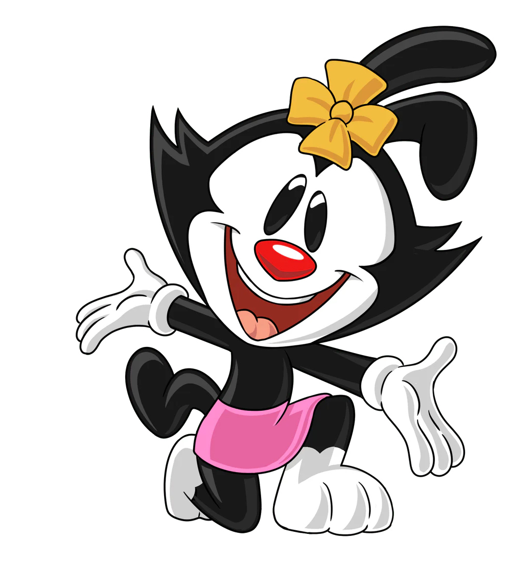 Bonecos de Vinil Animaniacs com os Irmãos Yakko, Wakko e Dot Warner