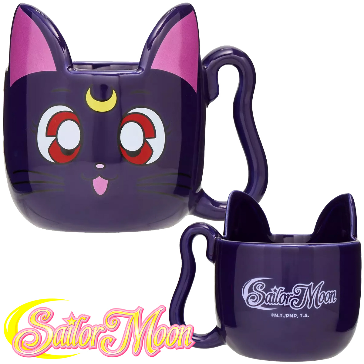 Caneca 3D Gatinha Luna de Sailor Moon