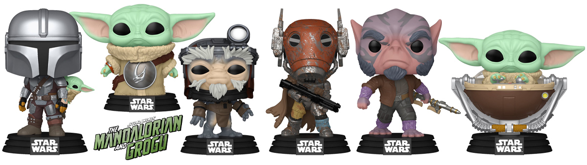 Bonecos Pop! Star Wars: O Mandaloriano e Grogu