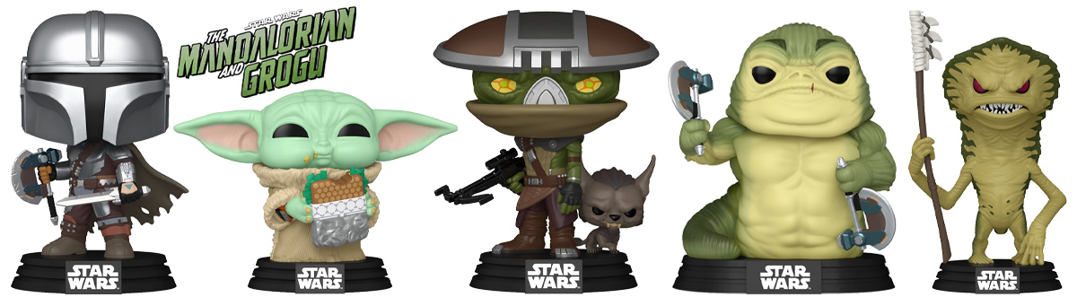 Bonecos Pop! Star Wars: O Mandaloriano e Grogu